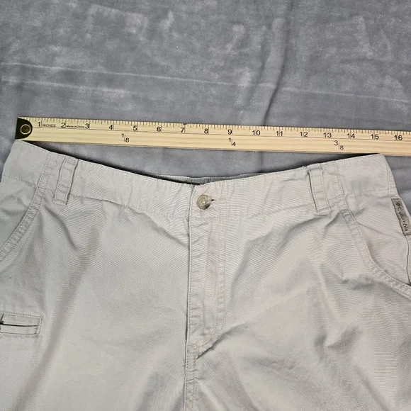Columbia Off White Cropped Capris Womens Size 10 - Picture 6 of 9